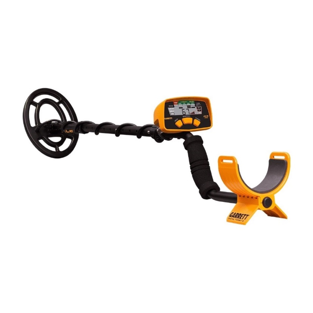 Garrett Ace 200 Metal Detector in Black and Yellow